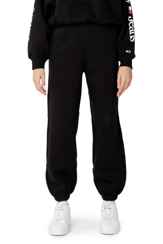TOMMY HILFIGER JEANS Hosen Damen Baumwolle Schwarz GR74514 - Größe: M