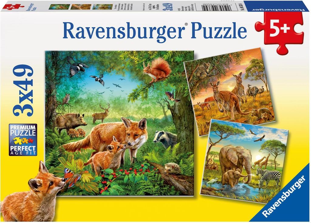 Ravensburger 4005556093304, 147 kusov, Zvieratá, 5 rok / Obrázok produktu 