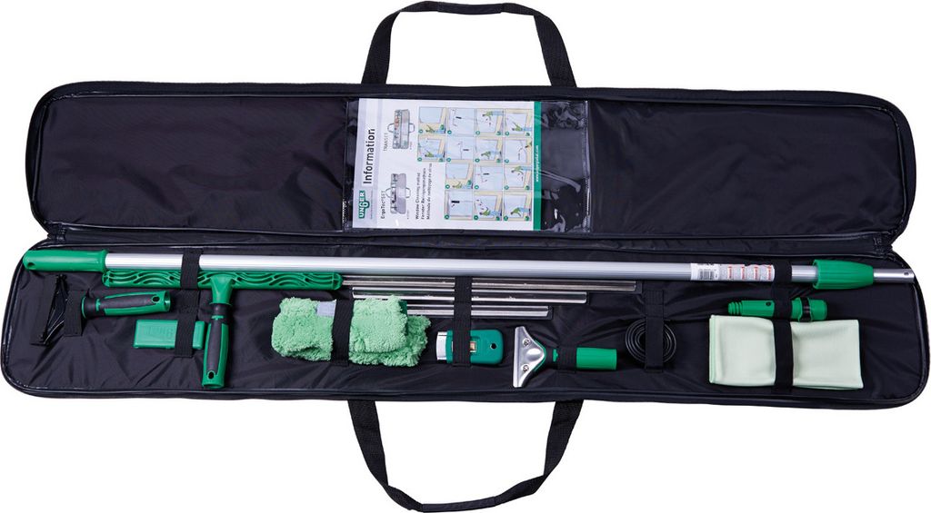 Unger ErgoTec Glasreinigungsset komplett incl. Nylon Tasche Produktbild 