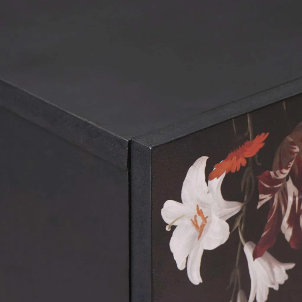 vidaXL Armadietto Vintage 40x33,5x75 cm in Legno Massello Mango - 5