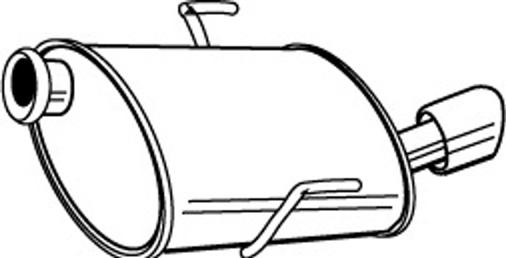 Walker Endschalldämpfer 21475