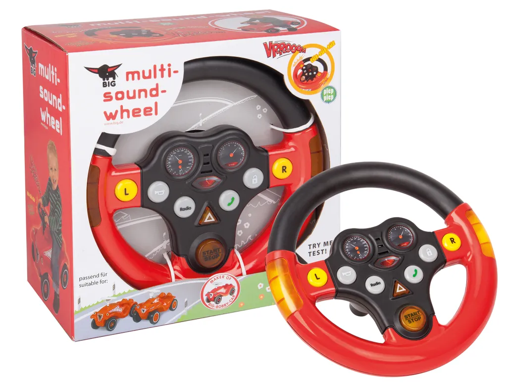 Améliorez votre Porteur avec le Volant Sonore Big 800056459 Interactif