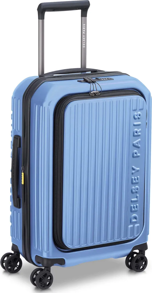 Valise Extensible DELSEY Securitime Zip 55cm avec Double Roues Zip Sûr