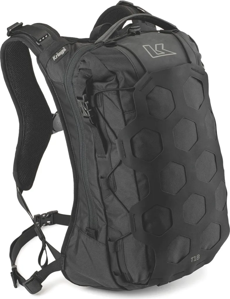 Sac à dos moto imperméable Kriega Trail 18 noir avec compartiment étanche - 6