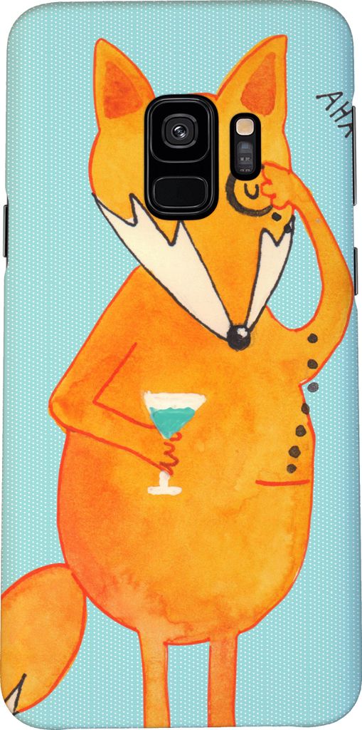Mr. & Mrs. Panda Samsung Galaxy S9 Handyhülle Fuchs Lord - Türkis Pastell - Geschenk, Motivation Spruch, Cocktail, Handy Schutzhülle, Hülle, F...