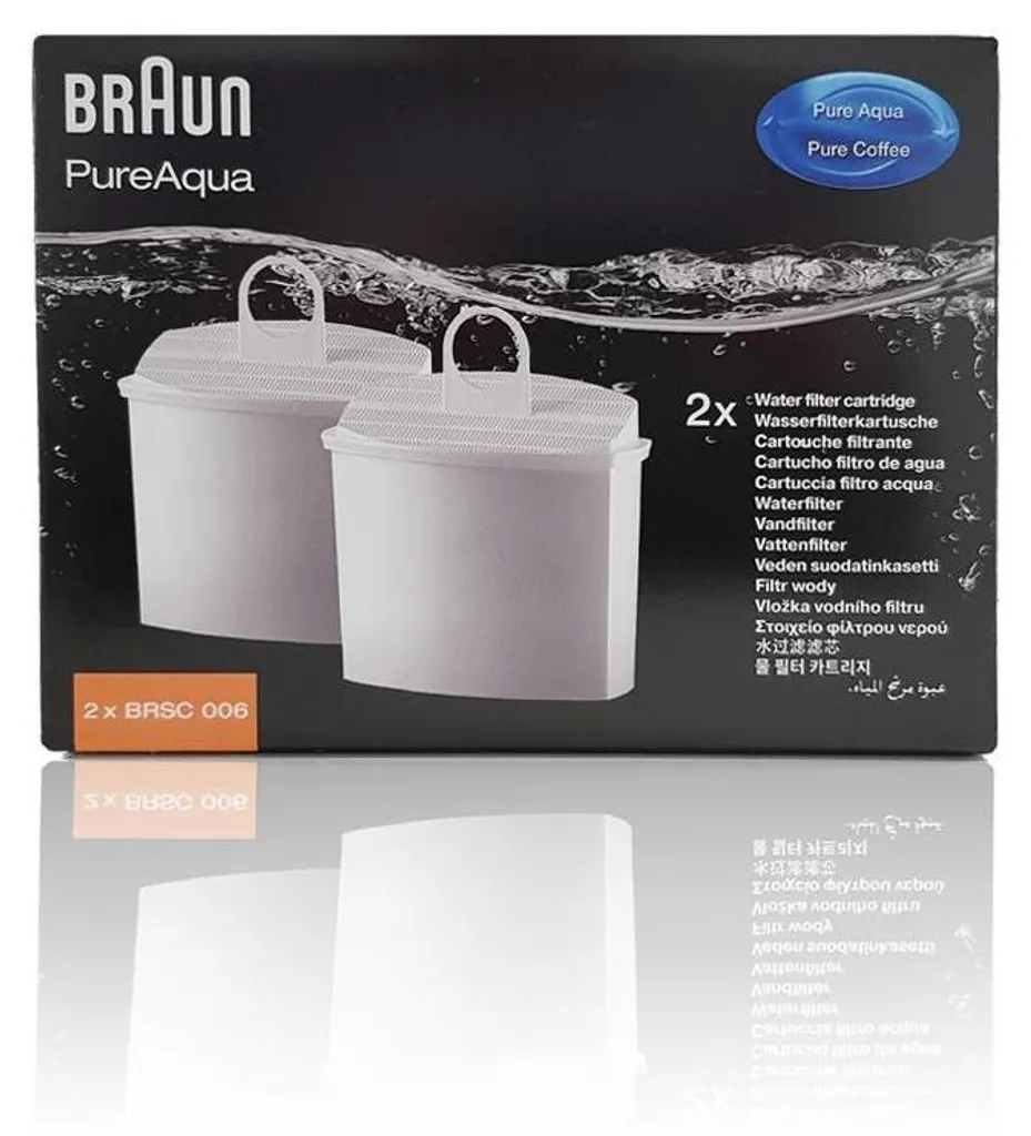 Braun KWF2 Waterfilter 2 Pezzi Originale per Macchine Caffè AromaSelect - 4