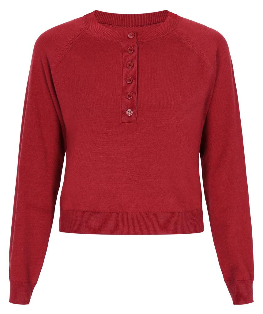 Mutha Damen Sweater - kirschrot, M/L