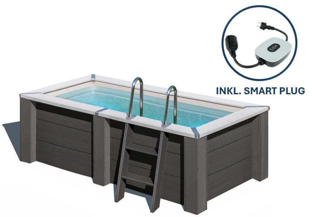 GRE Rechteckiger Composite-Pool KPCOR2814T – 315 x 175 x 96 Produktbild 