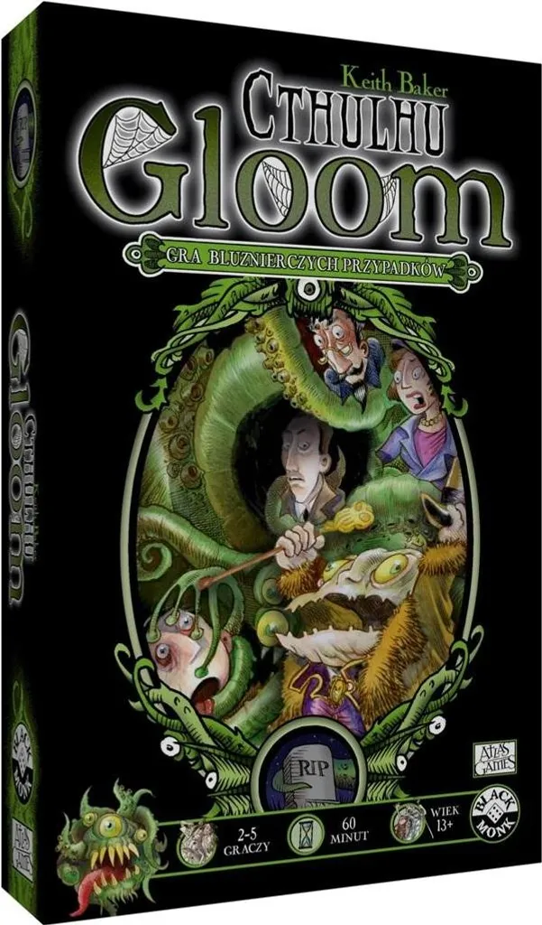 Gloom 4 Cthulhu BLACK MONK : Renouvelez votre Jeu de Cartes avec Folie