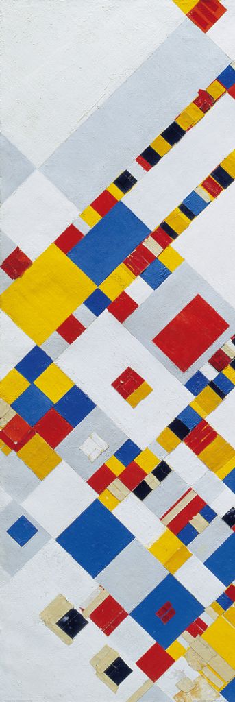 Piet Mondrian Kunstdruck Bild - Victory Boogie Woogie, 1944 (158 x 53 cm)