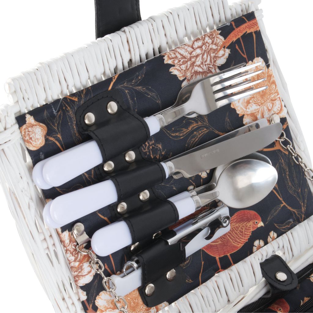 CampFeuer Picknickkorb 2 Personen mit Kühlfach und Produktbild 6