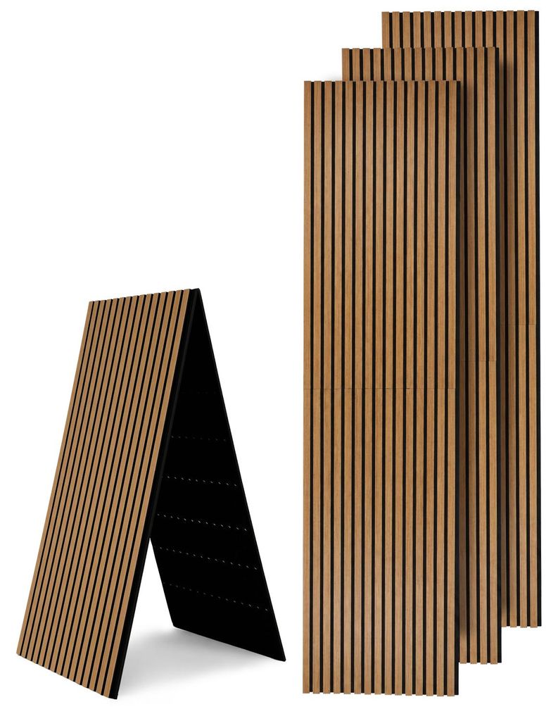ISOISL Akustikpaneel Holz 240x60 cm faltbar, Holzlamellen Produktbild 