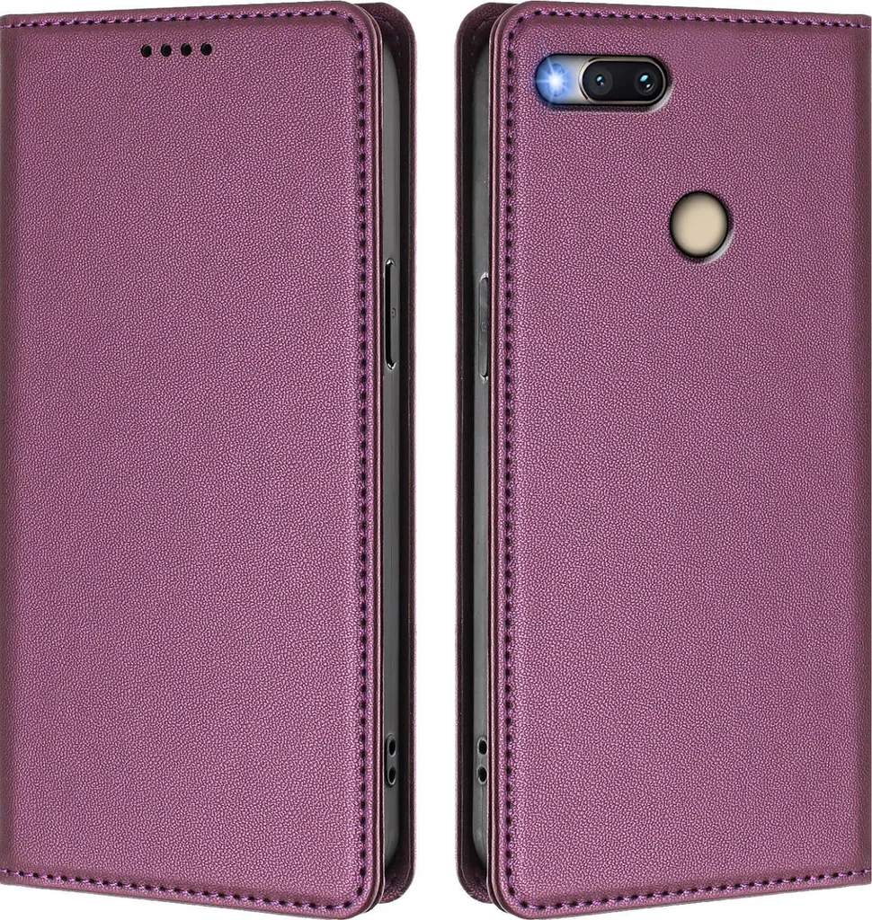 Custodia Sicura Xiaomi Mi A1 / Mi 5X - Flip Cover Viola per Tutta la Famiglia