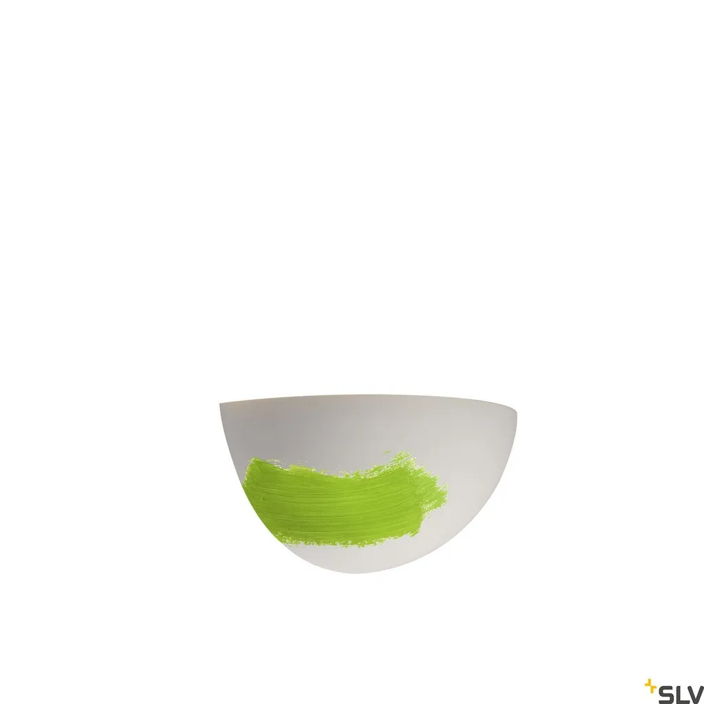 Applique Plâtre Blanc GL 101 E14 Peignable Style Moderne Demi-Rond - 3