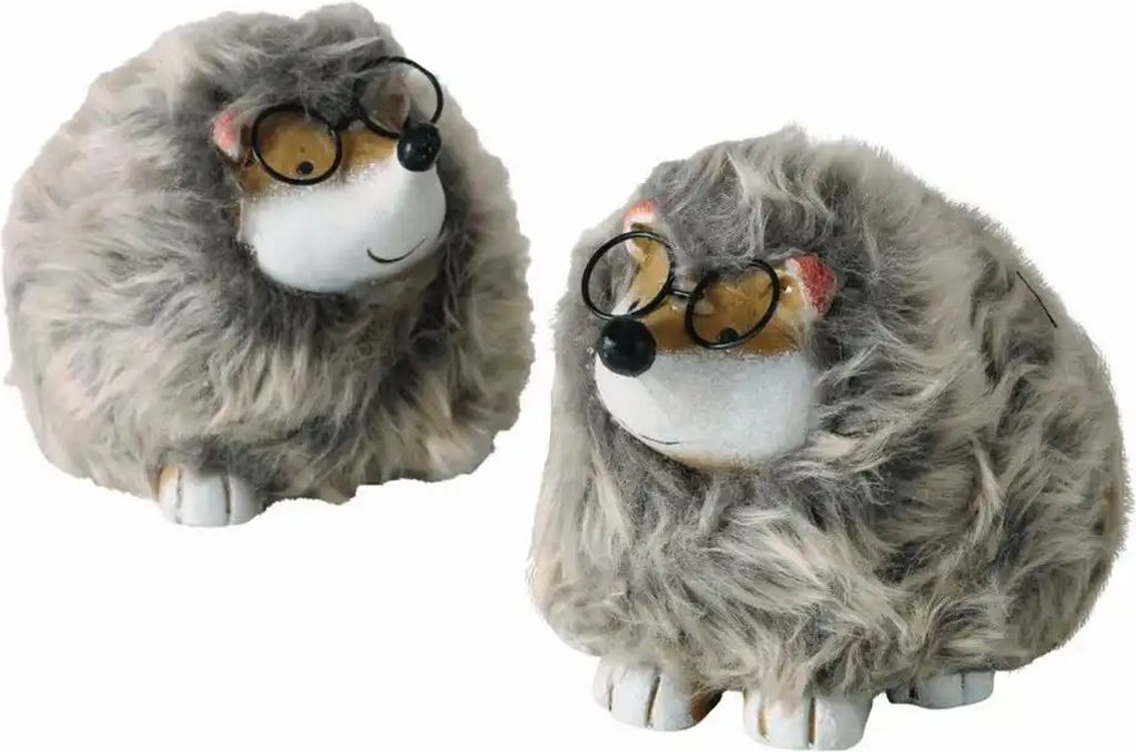 Dekofigur Bommel Igel 11cm 2fach sortiert