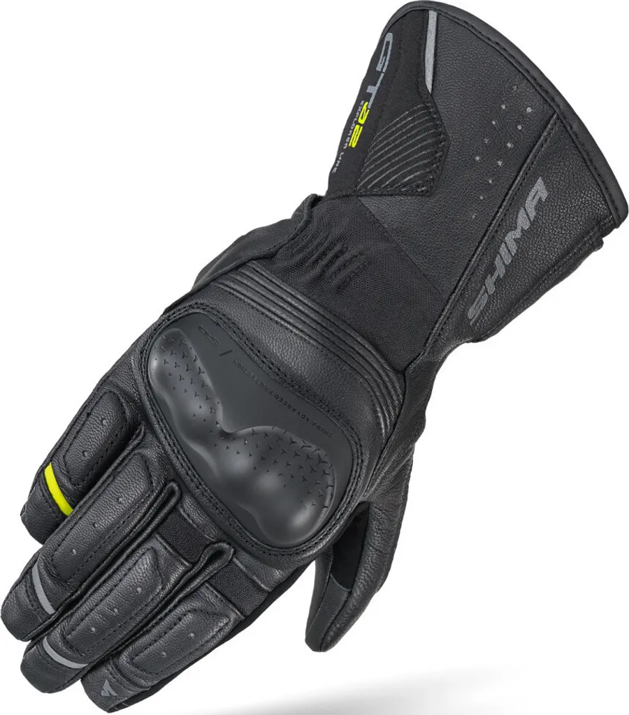 Gants de moto SHIMA GT-2 Noirs en Taille 4XL - Gants Cuir Homme Homologués