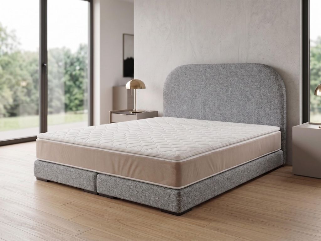 Polsterbett LEON 1 mit Kopfteil, modernes gepolstertes Bett in 160 x 200 cm Farbe: Dunkelgrau