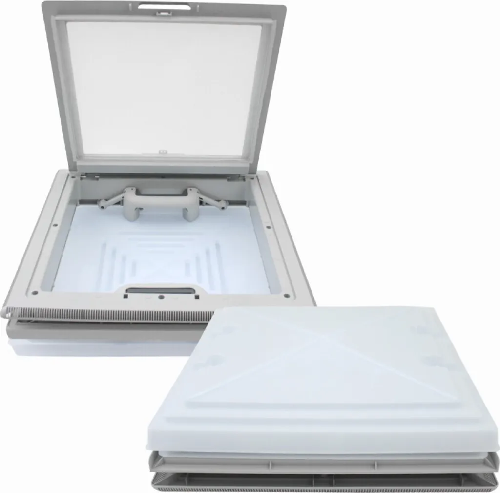Lanterneau 40x40 MPK Gris : Stop à la Chaleur et aux Insectes en Camping-car