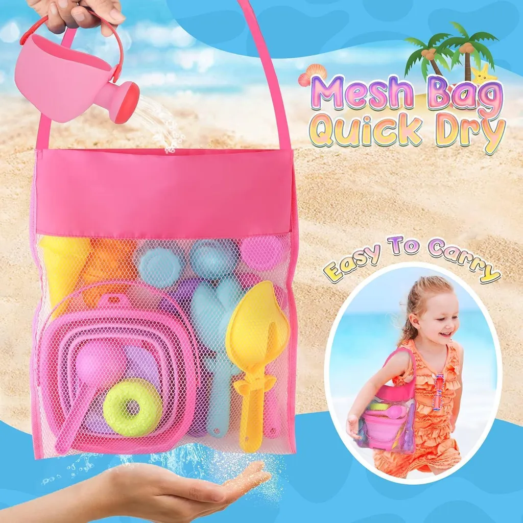 Kit de plage complet 46 pièces pour s'amuser au bac à sable et mer - 5