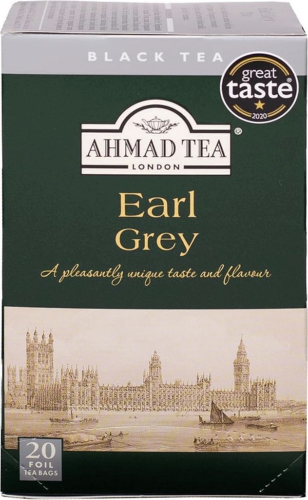 Ahmad Tea- Earl Grey Schwarzer Tee 40g, 20 Beutel