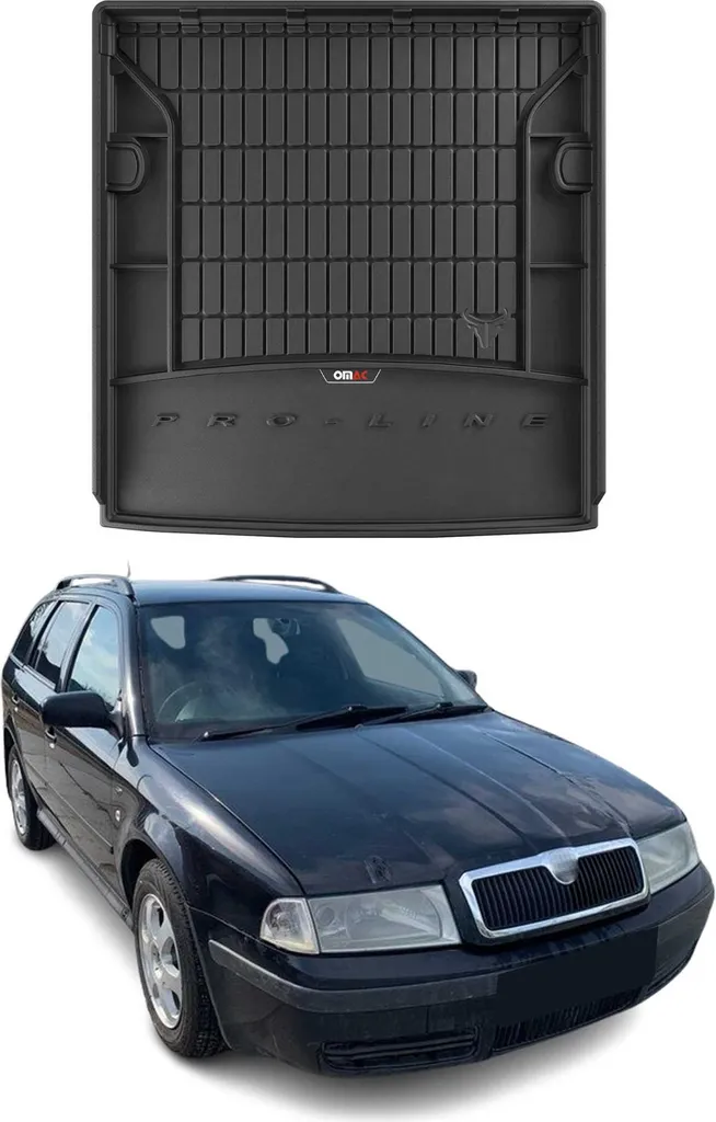 OMAC rivestimento del bagagliaio in gomma per Skoda Octavia estate 1996-2010 rivestimento del bagagliaio in TPE