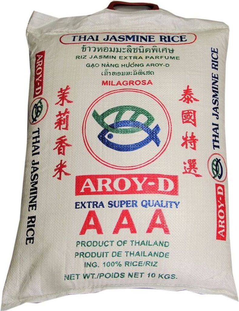 [ 10kg ] AROY-D Thai Jasmin-Reis AAA Quality Thai Hom Mali Produktbild 