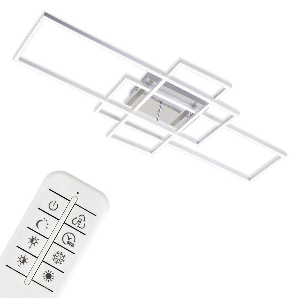 LED Deckenleuchte Dimmbar Fernbedienung CCT Timer 55W Produktbild 
