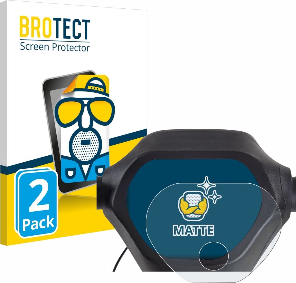 2x BROTECT Schutzfolie für Epowerfun ePF-2 Displayschutz Displayschutzfolie Folie Matt Entspiegelungsfolie