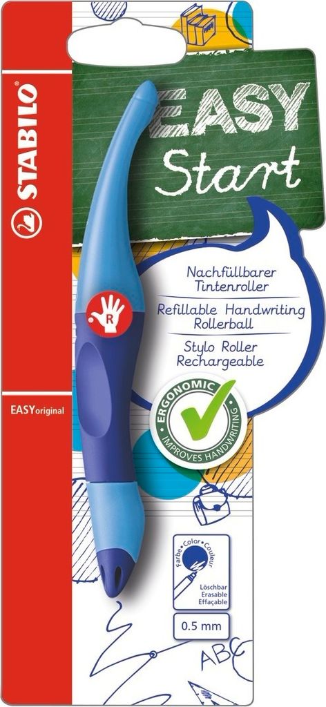 Ergonomischer Tintenroller für Rechtshänder - STABILO Produktbild 