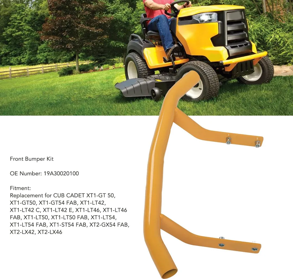 Protection frontale robuste 19A30020100 en acier pour Cub Cadet GT