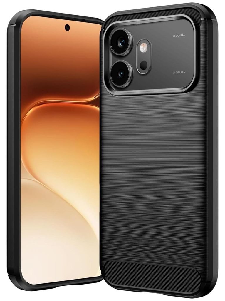 Karbonové puzdro pre Honor 600 Ochranné puzdro na mobil TPU Obrázok produktu 