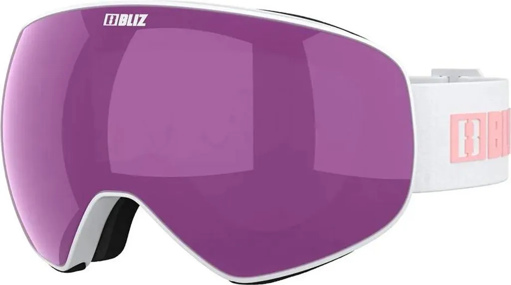 Masque de ski Bliz Floz avec Écran Brown Pink CAT3 Vision Large 180°