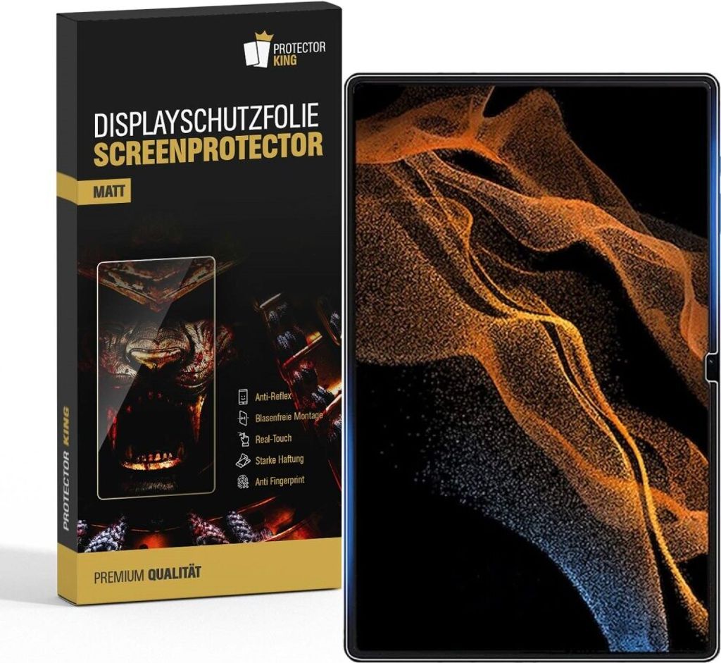 3x Displayschutzfolie für SamsungGalaxy Tab S8 Ultra ANTI-REFLEX Schutzfolie MATT ENTSPIEGELT
