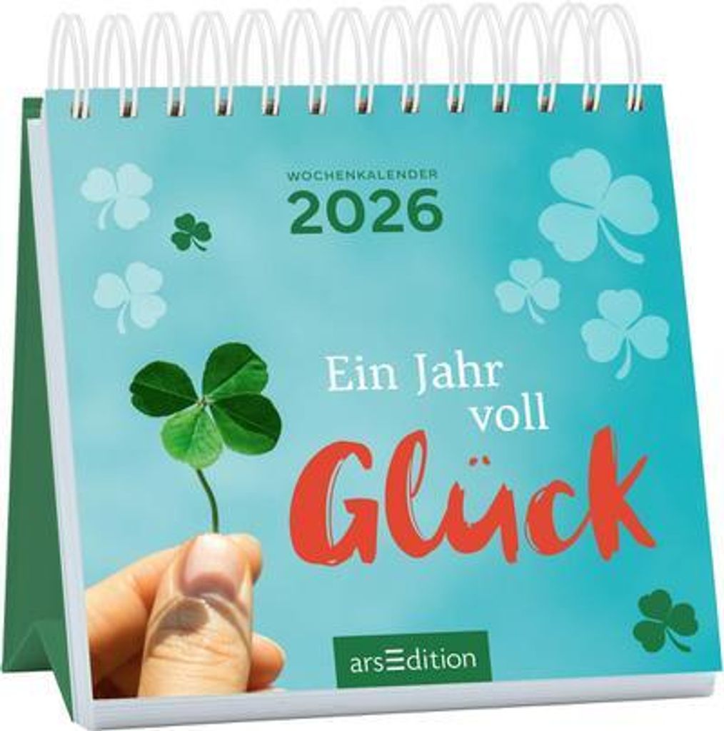 Mini týždenný kalendár Rok plný šťastia 2026 Obrázok produktu 