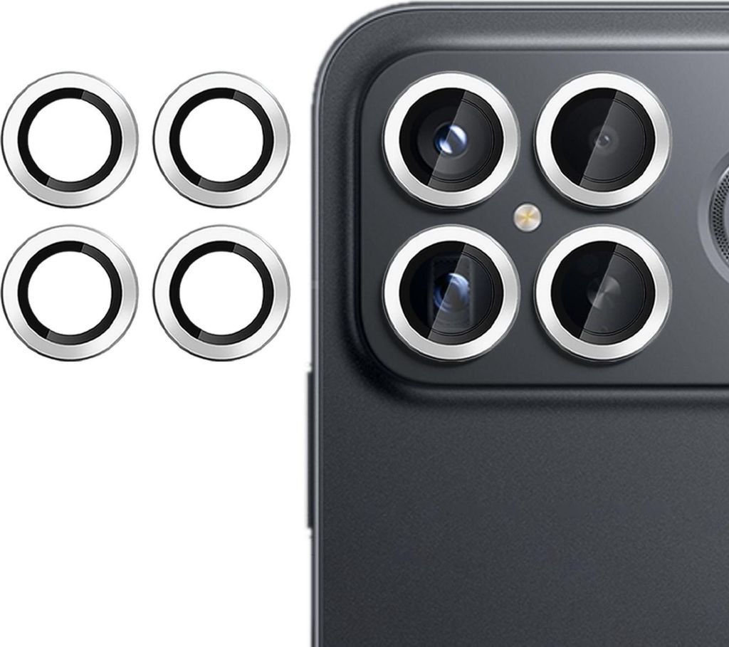 9H Kamera Schutzglas für Xiaomi Poco F8 Ultra Anti-Fingerprint Dünn Silber