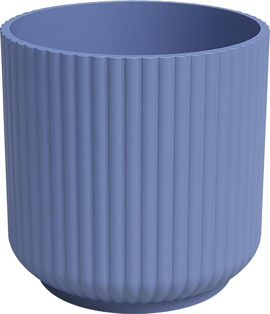 Artevasi Übertopf Luna Keramik blau matt Ø 12 x 11 cm Produktbild 