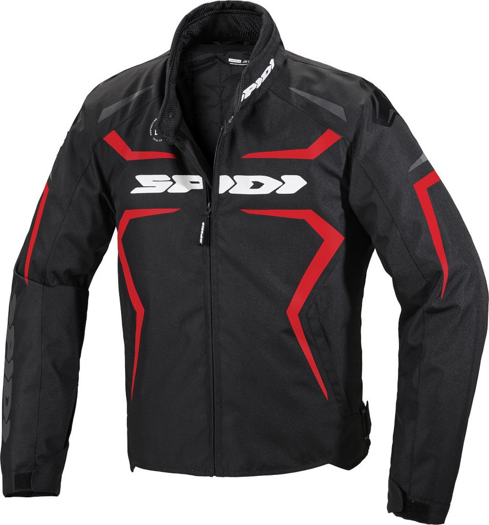 Spidi Sportmaster H2Out Motorrad Textiljacke, schwarz/rot, S