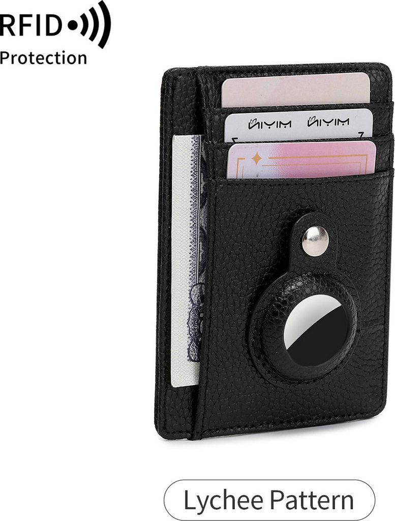 INF Elegantes RFID-blockierendes Airtag Tracker Kartenetui Produktbild 