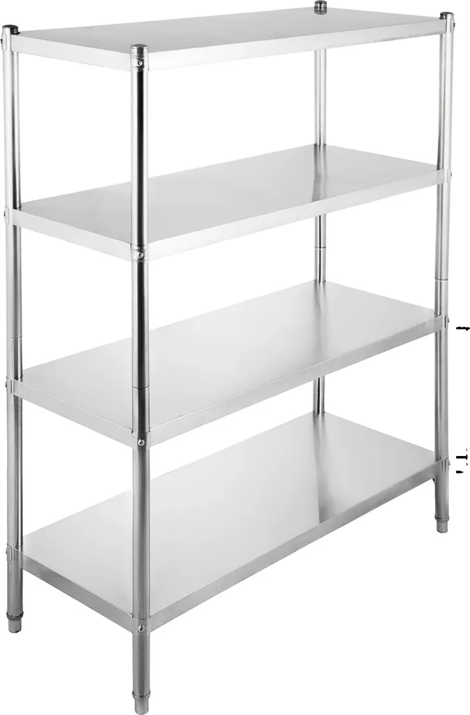 Optimisez votre espace : rayonnage acier 4 niveaux réglables 45x17in