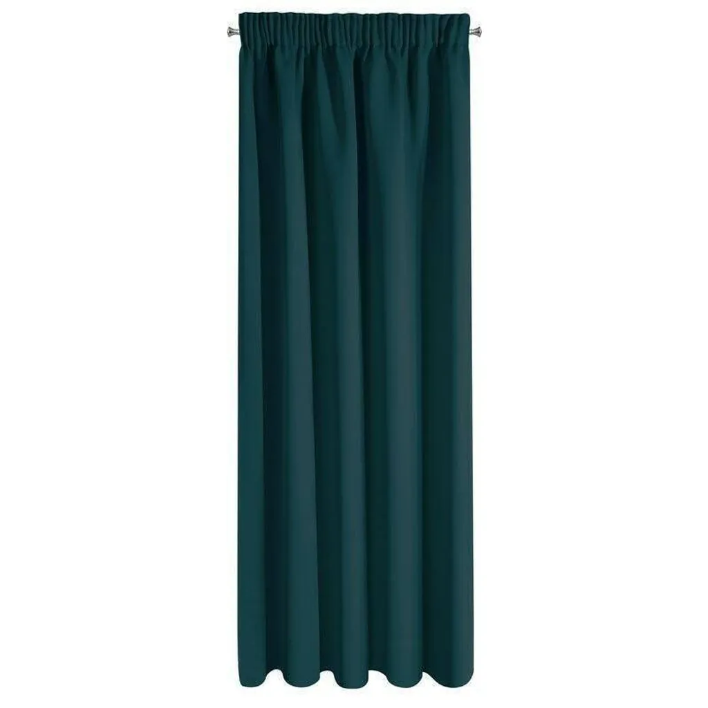 Eurofirany Logan Tenda Blu Navy 135x270: Oscurante Elegante con Volant
