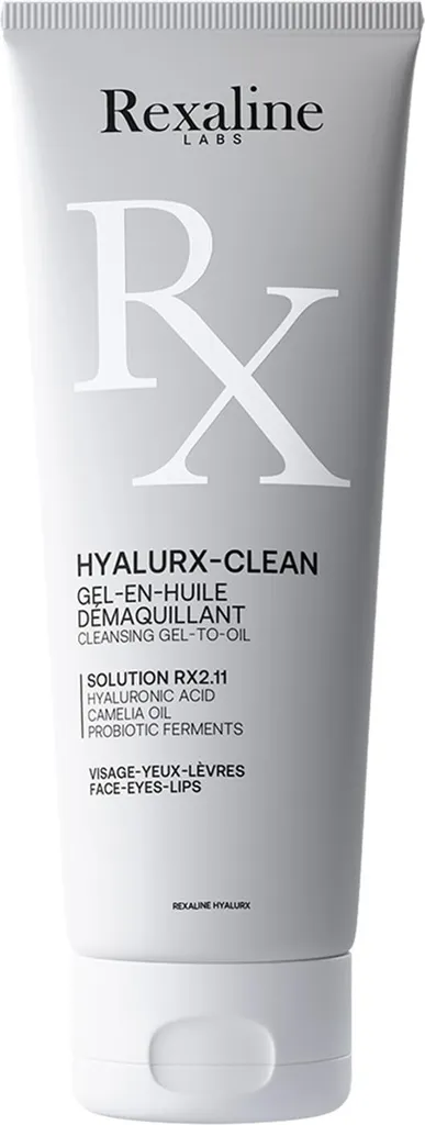 Démaquillant Visage Rexaline Hyalurx Soin Quotidien pour Peau Sèche 200ml