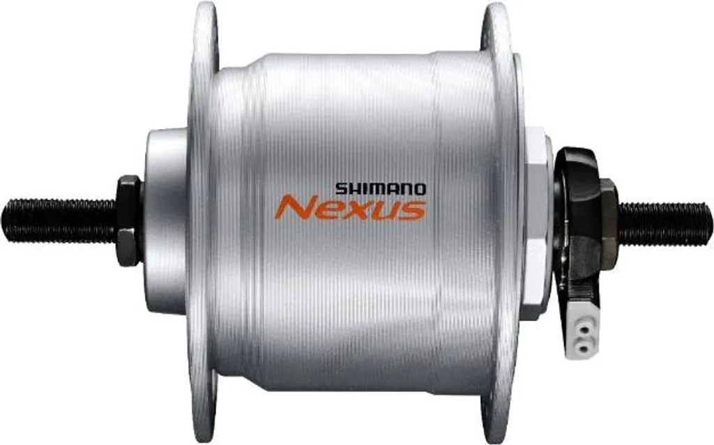 Moyeu Dynamo Shimano DH-C3000 Anti-Vol à Écrous Argent 6V 2.4W Fiable