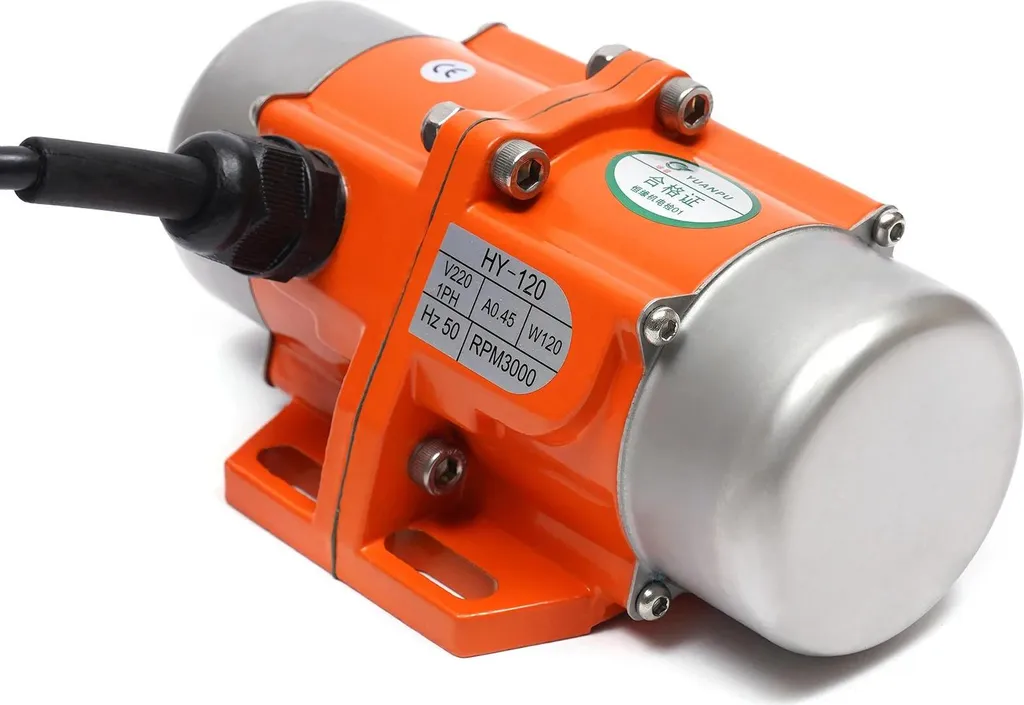 Moteur de vibration asynchrone 120W pour table vibrante et trémie 220V