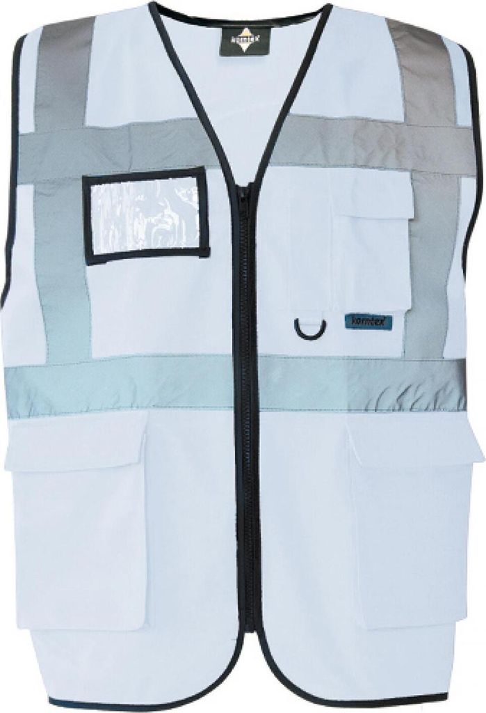 Korntex KXMF | Multi-Funktions-Warnweste Executive - Farbe: White - Größe: XL