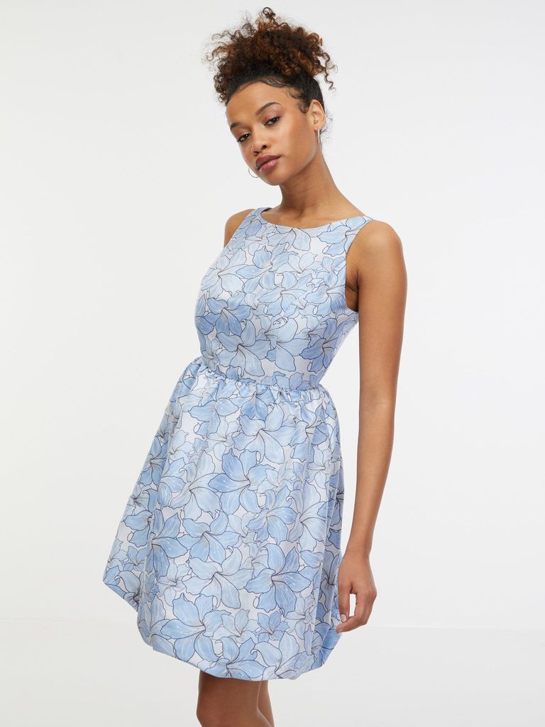 Orsay Hellblaues Damenkleid mit Blumenmuster 1000294016000__40