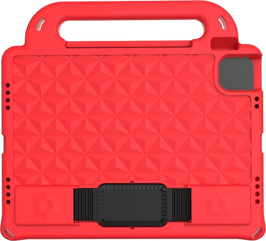 Mobigear Diamond iPad Pro 11 Zoll (2022) Tablet Hülle für Kinder mit Tragegriff - Rot