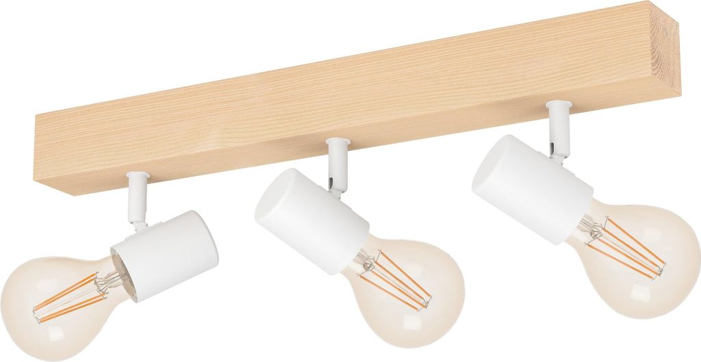 EGLO TOWNSHEND 3, E27, 220-240 V, marron, blanc Image du produit 