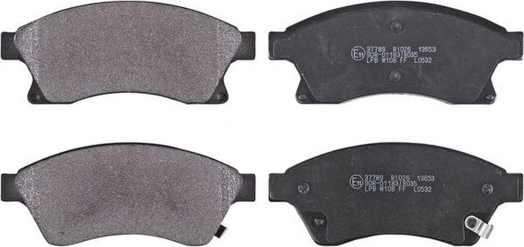 Bremsbelagsatz mit Verschleißwarnung 19 mm A.B.S. für u.a. OPEL ASTRA