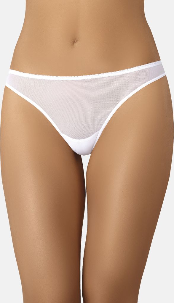 Teyli Brasilianische Slip mit floraler Spitze Naddi Female 305 weiß XS