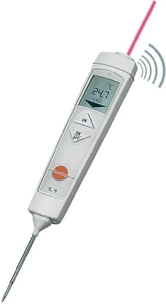 Thermomètre infrarouge double laser étanche HACCP Testo 826-T4